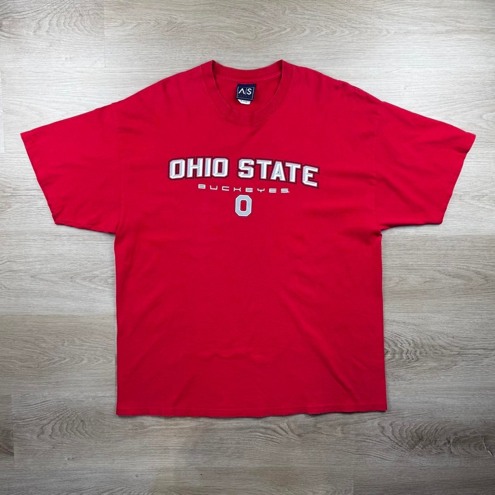 Vintage 00s AS Sports Ohio State Buckeyes Number 0 Graphic Tee XL